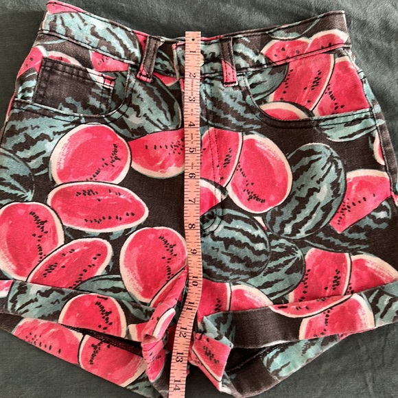 American Apparel watermelon high waist shorts - Picture 4 of 7
